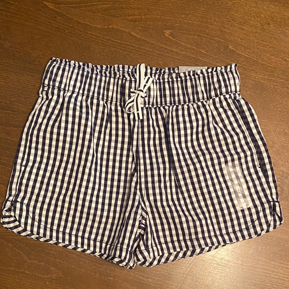 GAP Girls Gingham Pull-On Shorts